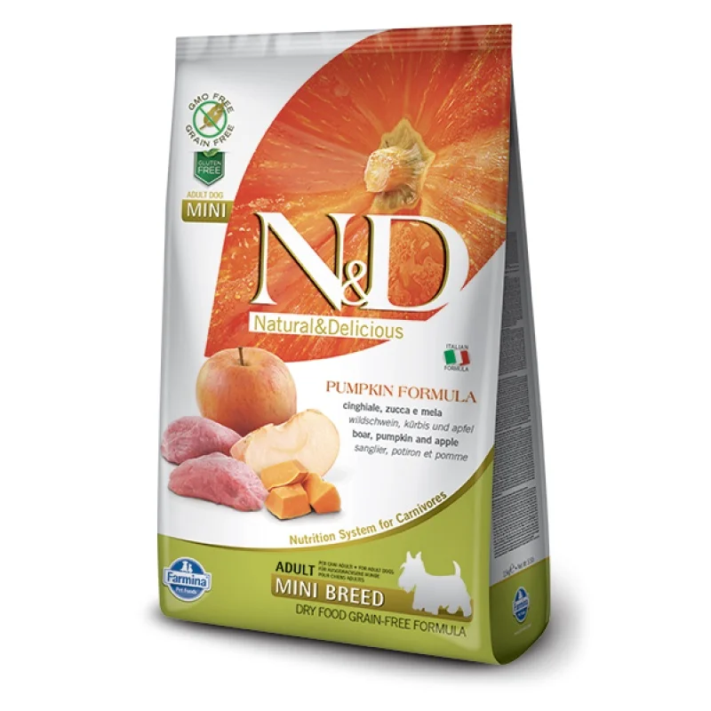N&D Pumpkin Mini Adult Boar&Apple – 800 g