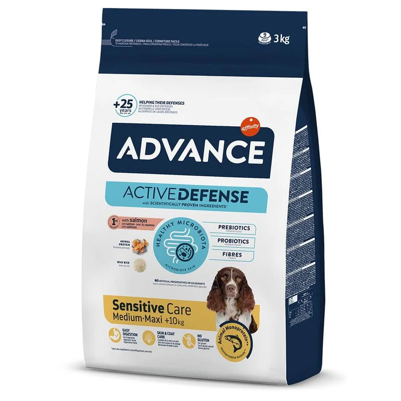 Advance Sensitive Medium/Maxi Salmon – 3 kg