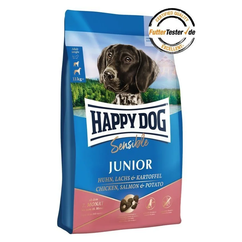 Happy Dog Sensible Junior Salmon&Potato – 4 kg
