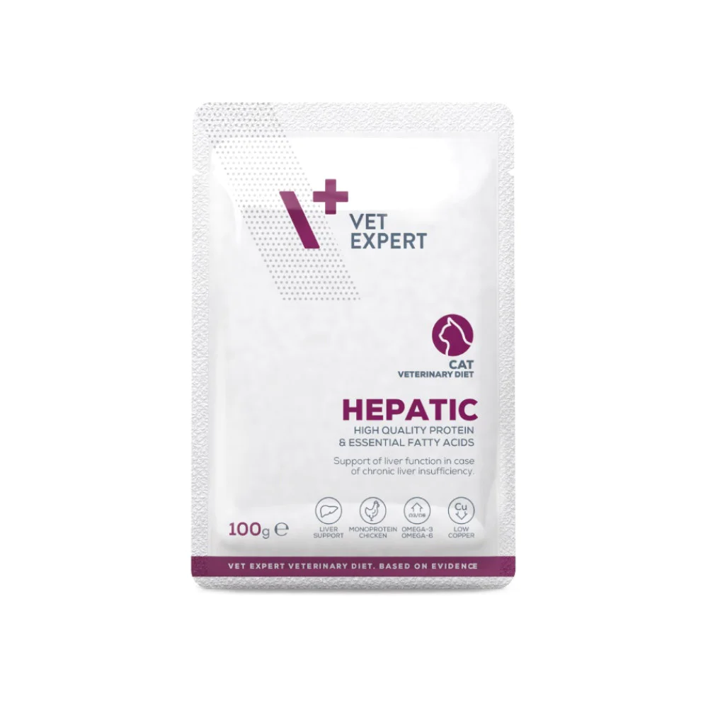 VetExpert Hepatic Cat – 12×100 g