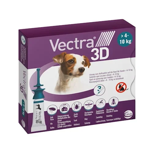 CEVA Vectra 3D – za pse 4-10 kg