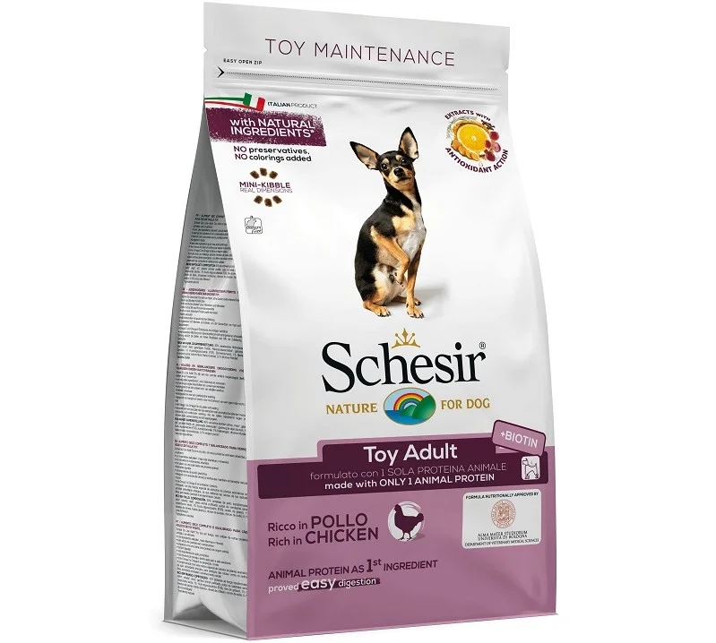 Schesir Dry Dog Toy Chicken – 2 kg