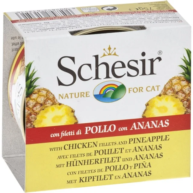 Schesir Cat Piletina i Ananas – 12×75 g