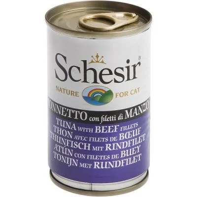 Schesir Cat Tunjevina i Govedina u želeu – 6×140 g
