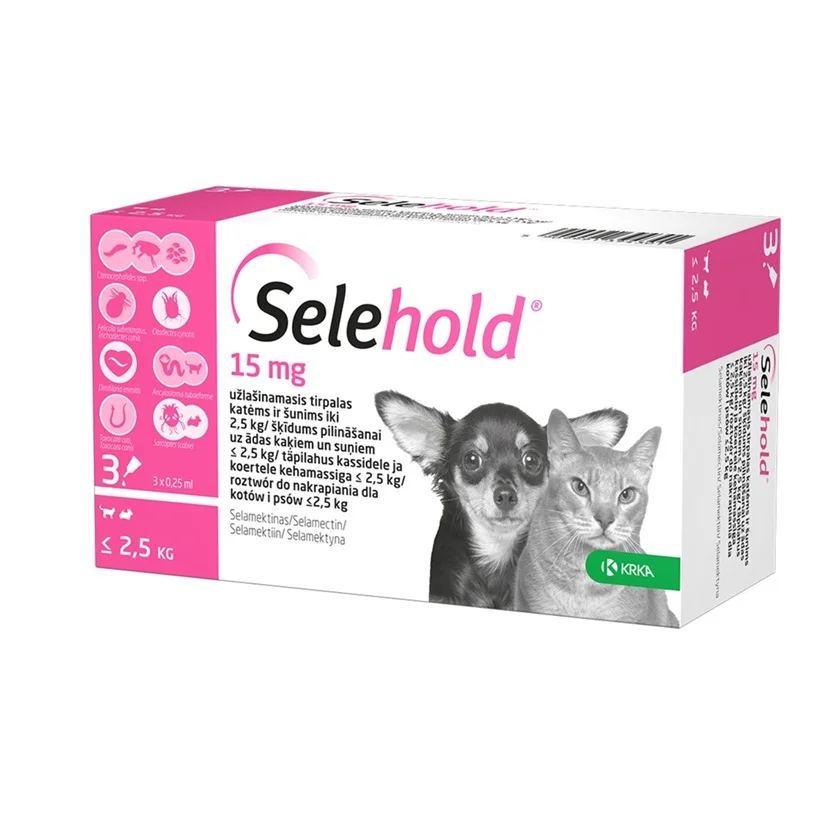SELEHOLD – spot on, za pse do 2,5 kg