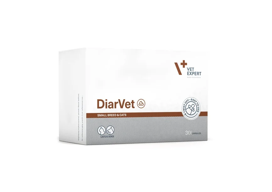 VetExpert DiarVet Small Breed&Cats – 30 kapsula