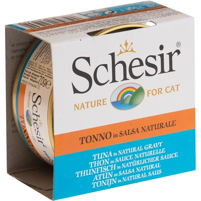Schesir Cat Tunjevina u prirodnom sosu – 12×70 g