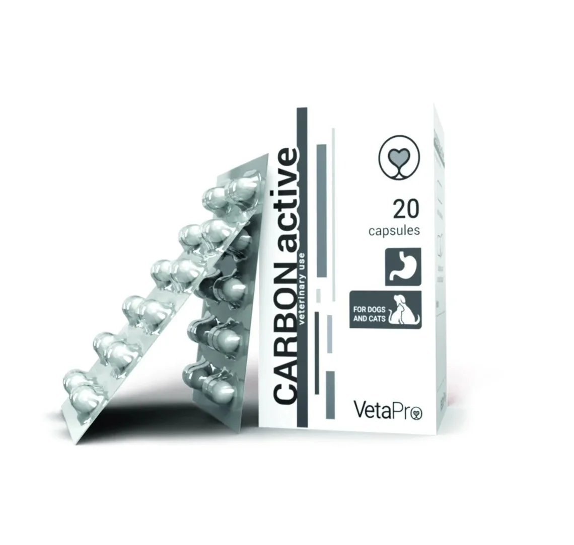 VetaPro Carbon Active – 20 kapsula