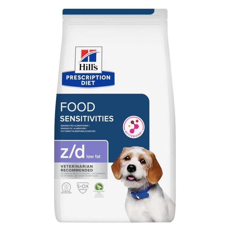 Hill’s Prescription Diet Food Sensitivities Z/D Low Fat – 3 kg
