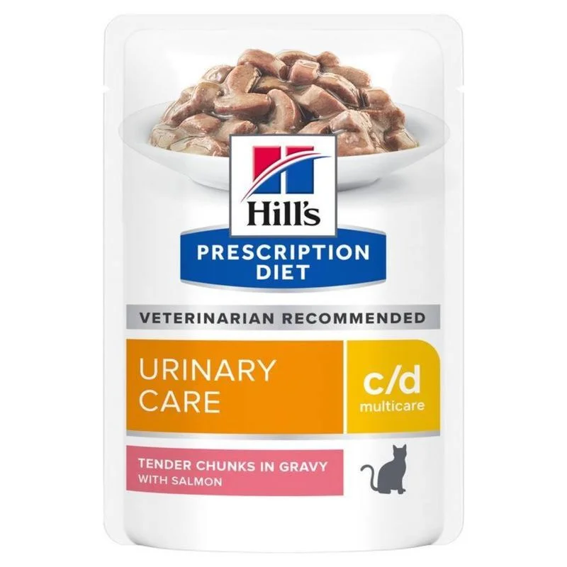 Hill’s Prescription Diet Urinary Care C/D Multicare Salmon Wet – 12×85 g