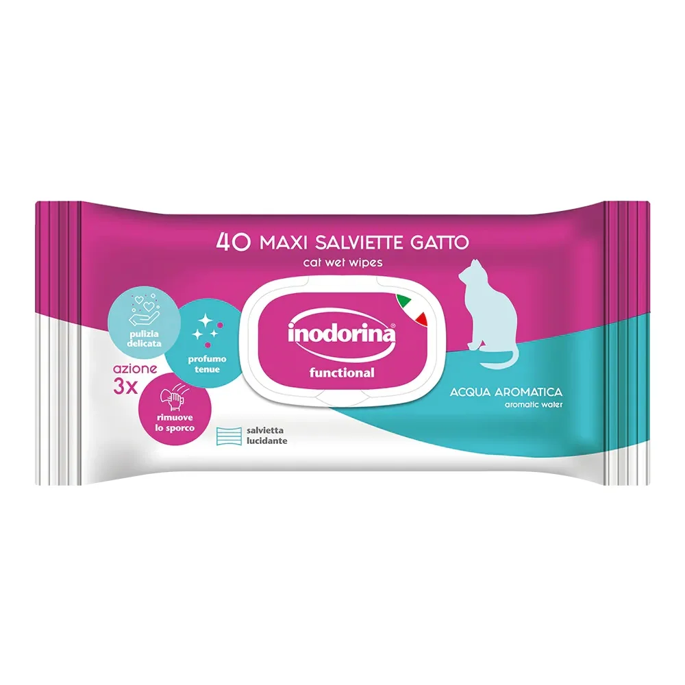 INODORINA Salviette Functional Cats- 40 komada