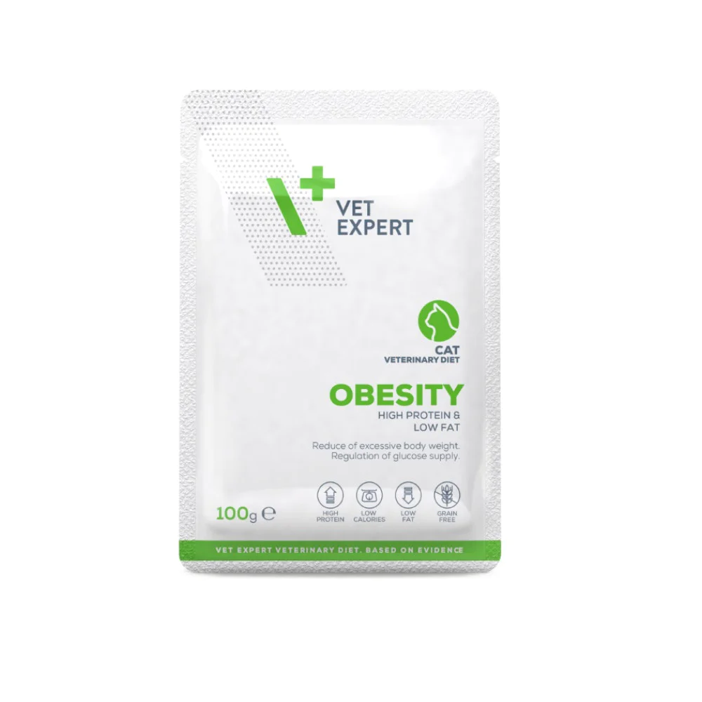VetExpert Obesity Cat – 12×100 g