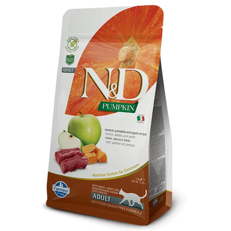 N&D Pumpkin Cat Venison&Apple – 300 g