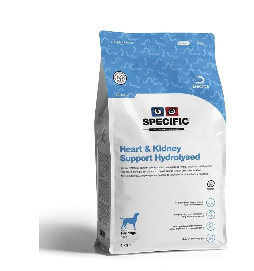 SPECIFIC Dechra Heart & Kidney Support HYDROLYSED Dog – 4 kg