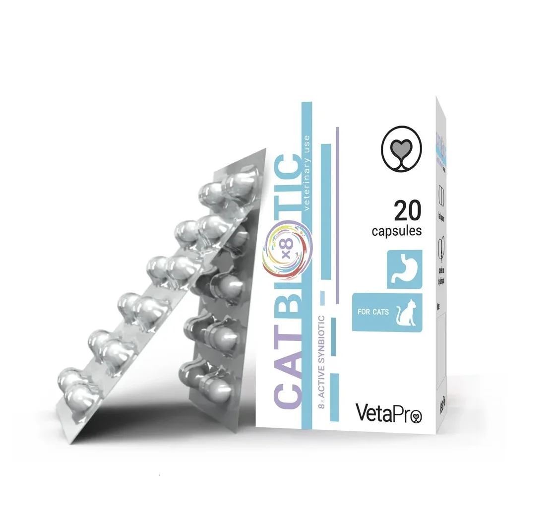 VetaPro CatBiotic – 20 kapsula