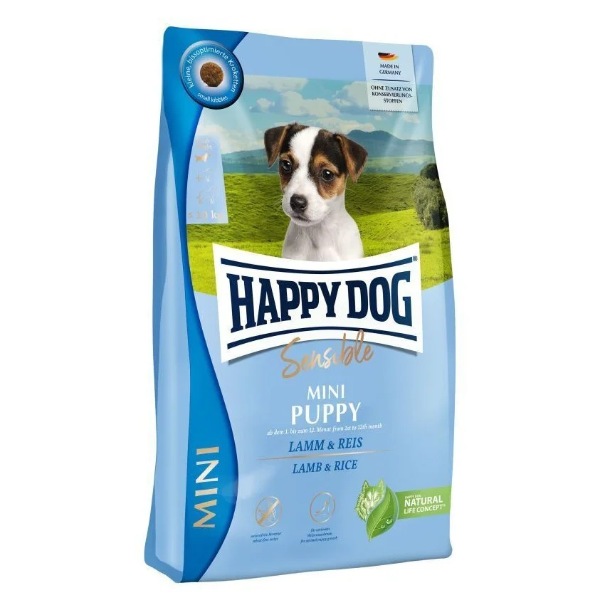 Happy Dog Mini Puppy Sensible Lamb&Rice – 4 kg