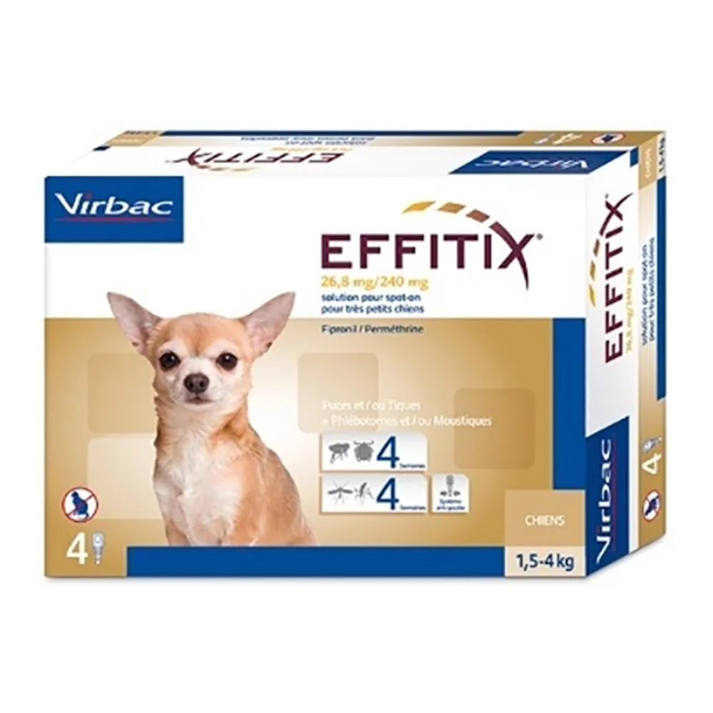 Virbac EFFITIX – spot on, za pse 1,5-4 kg