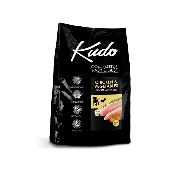 KUDO Chicken&Vegetables Junior – 12 kg