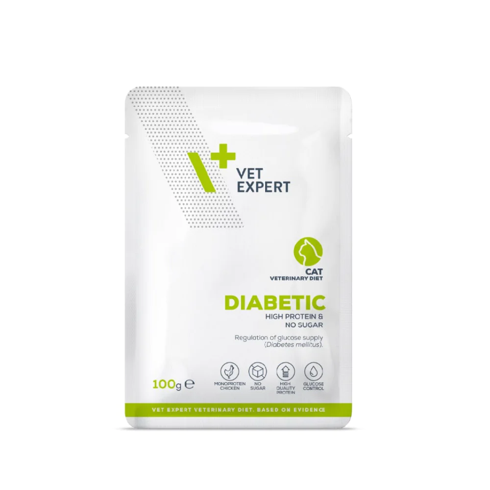 VetExpert Diabetic Cat – 12×100 g