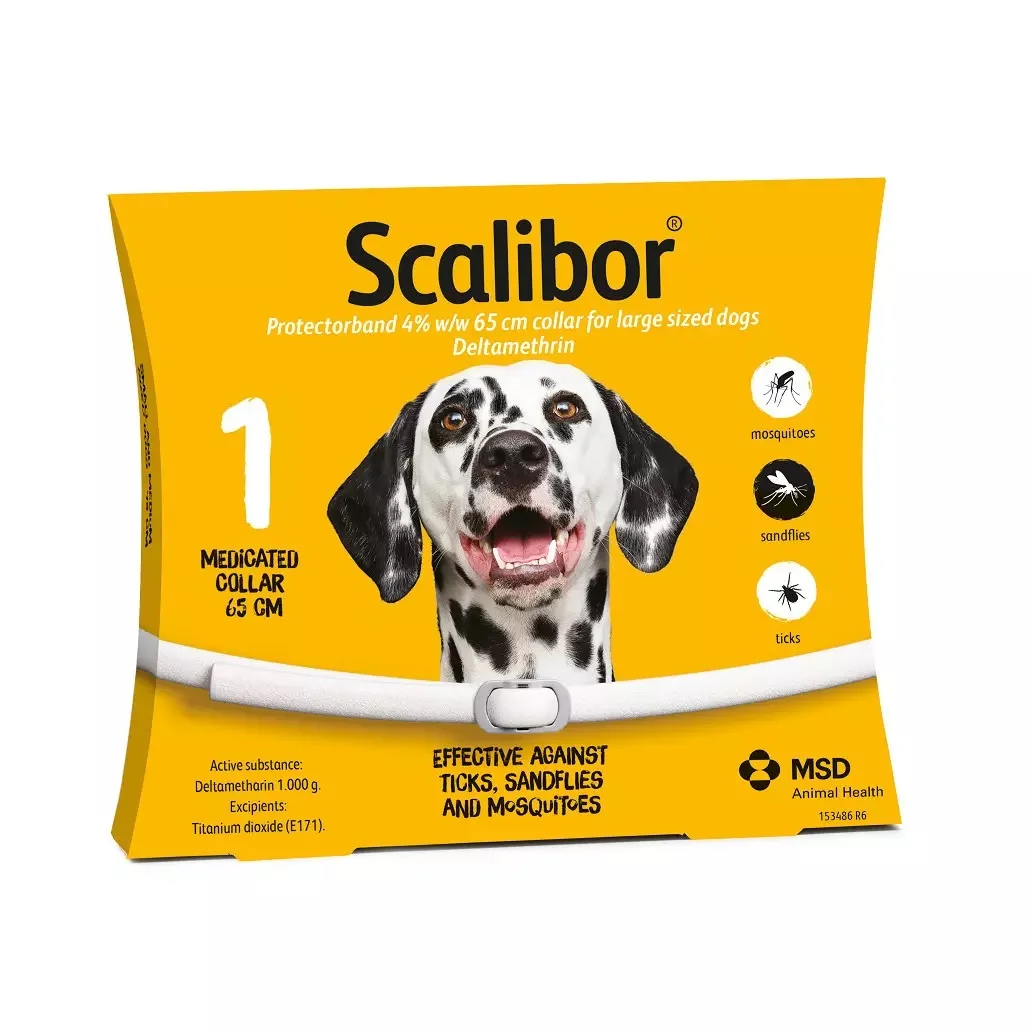 Scalibor – Ogrlica za velike pse 65 cm