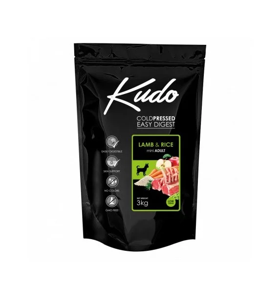 KUDO Lamb&Rice Mini Adult – 12 kg