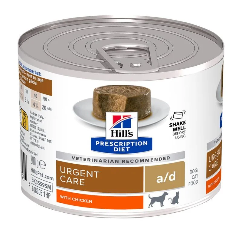 Hill’s Prescription Diet Urgent Care A/D – 12×200 g