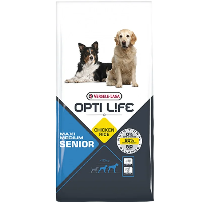 Opti Life Senior Medium&Maxi – 12,5 kg