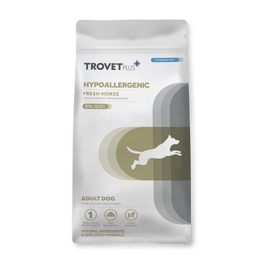 Trovet PLUS Hypoallergenic Horse Dog – 3 kg