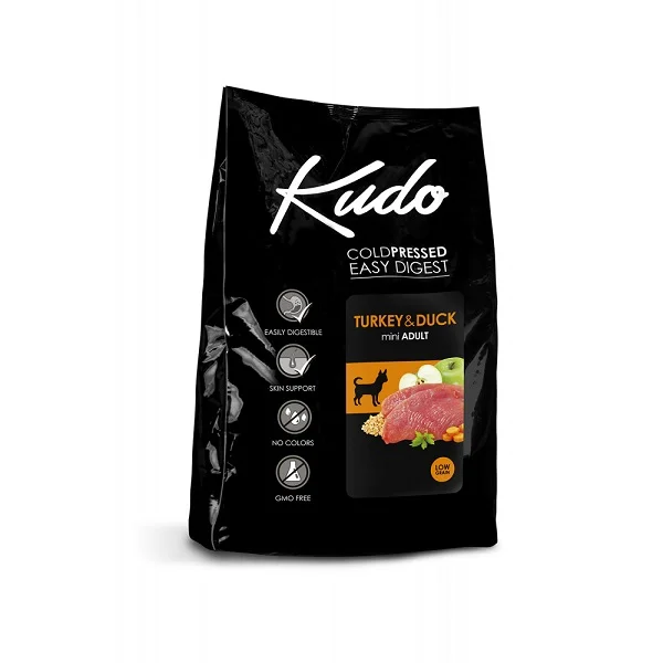 KUDO Turkey&Duck Mini Adult – 12 kg