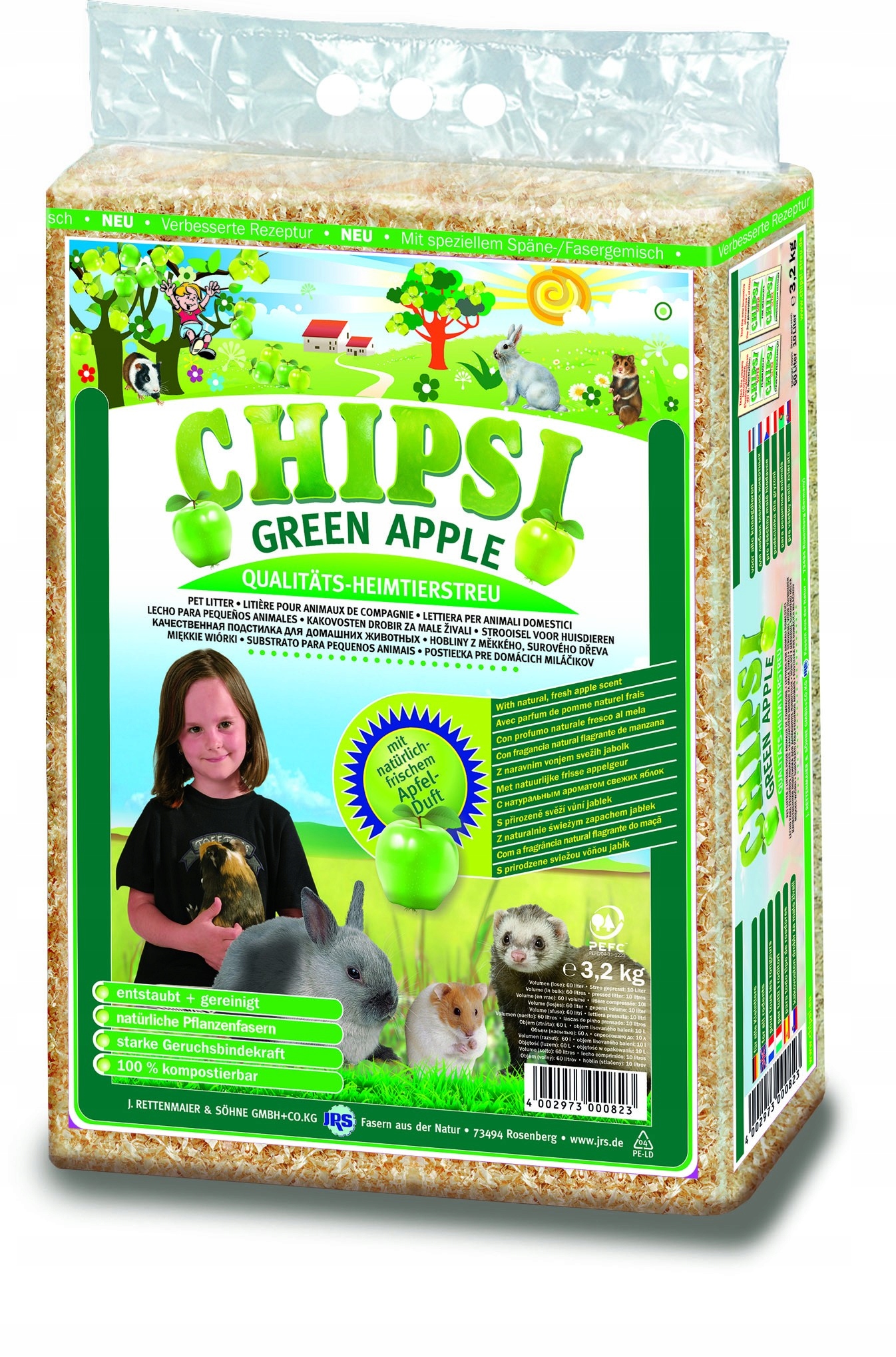 Chipsi Green Apple 60 l (3,2 kg) [EN]