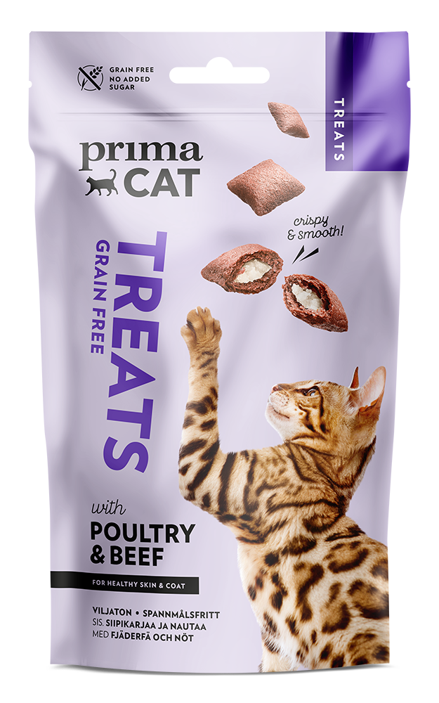 Prima Crunchy treats - Skin & coat 40g