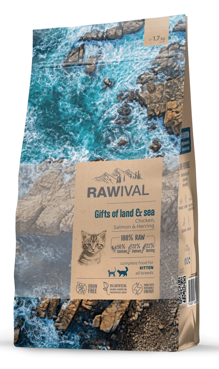RAWIVAL GIFTS OF LAND & SEA KITTEN 5 KG