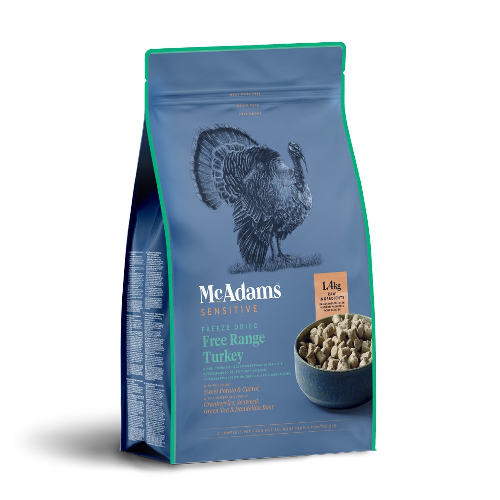 McAdams Raw Preserve & Freeze Dried Turkey 1,5kg