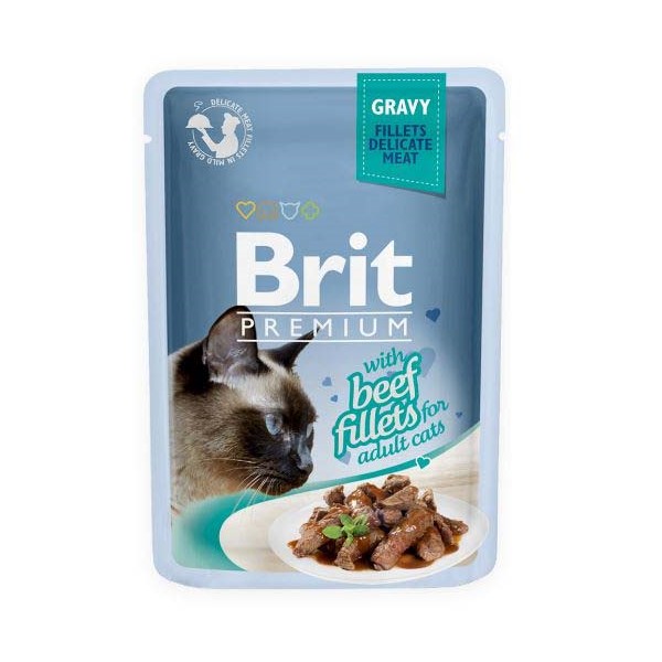 Brit PC Delicate Fileti u sosu sa govedinom 85 g kesica
