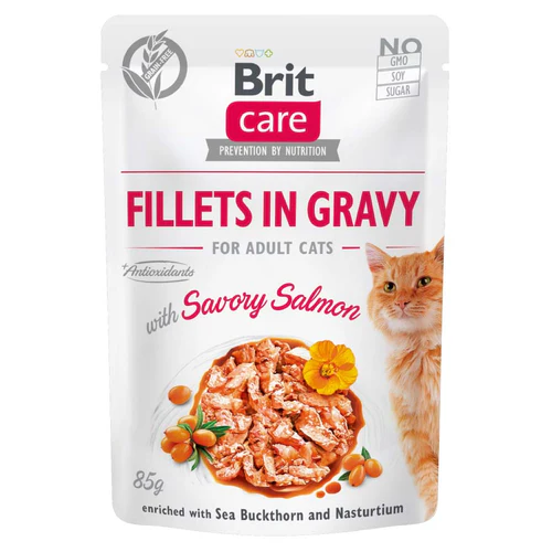 Brit PC Delicate Fileti u sosu sa lososom, Ster. 85 g kesica