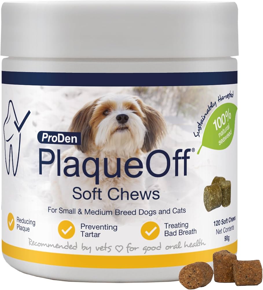 PlaqeeOff Chews S7M Dog 120s 90gr