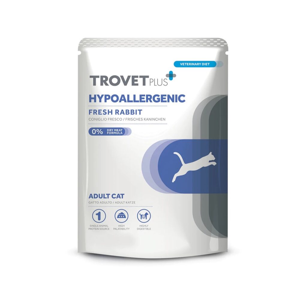 TRPC Trovet Plus Hypoallergenic rabbit cat 85 g kesica [EN]