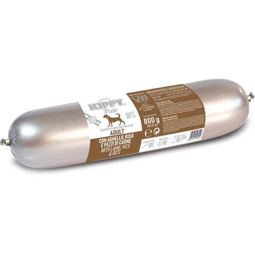 VBBD Kippy kobasica pate+komadići GOVEDINA-Pirinač-Povrće 800g [EN]