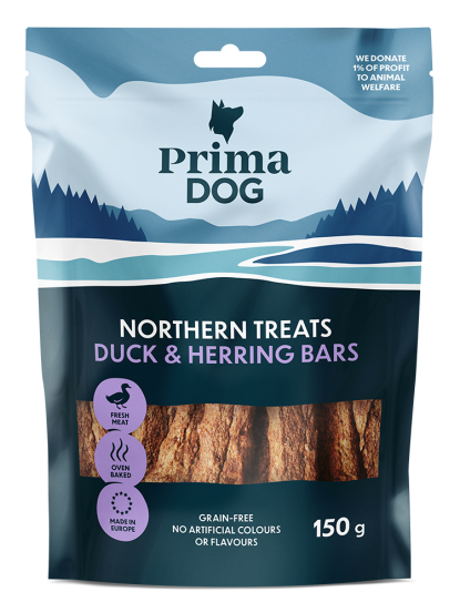 Prima Northern treats - Duck & Herring bars 200g
