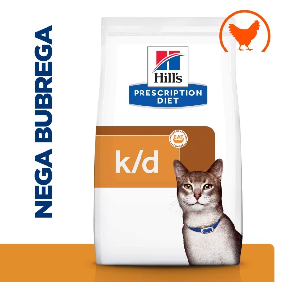 Hills Prescription Diet Cat K/D PILETINA 1,5kg