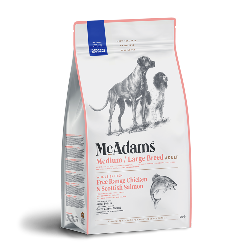 McAdams Medium/Large breed chicken & salmon 10kg