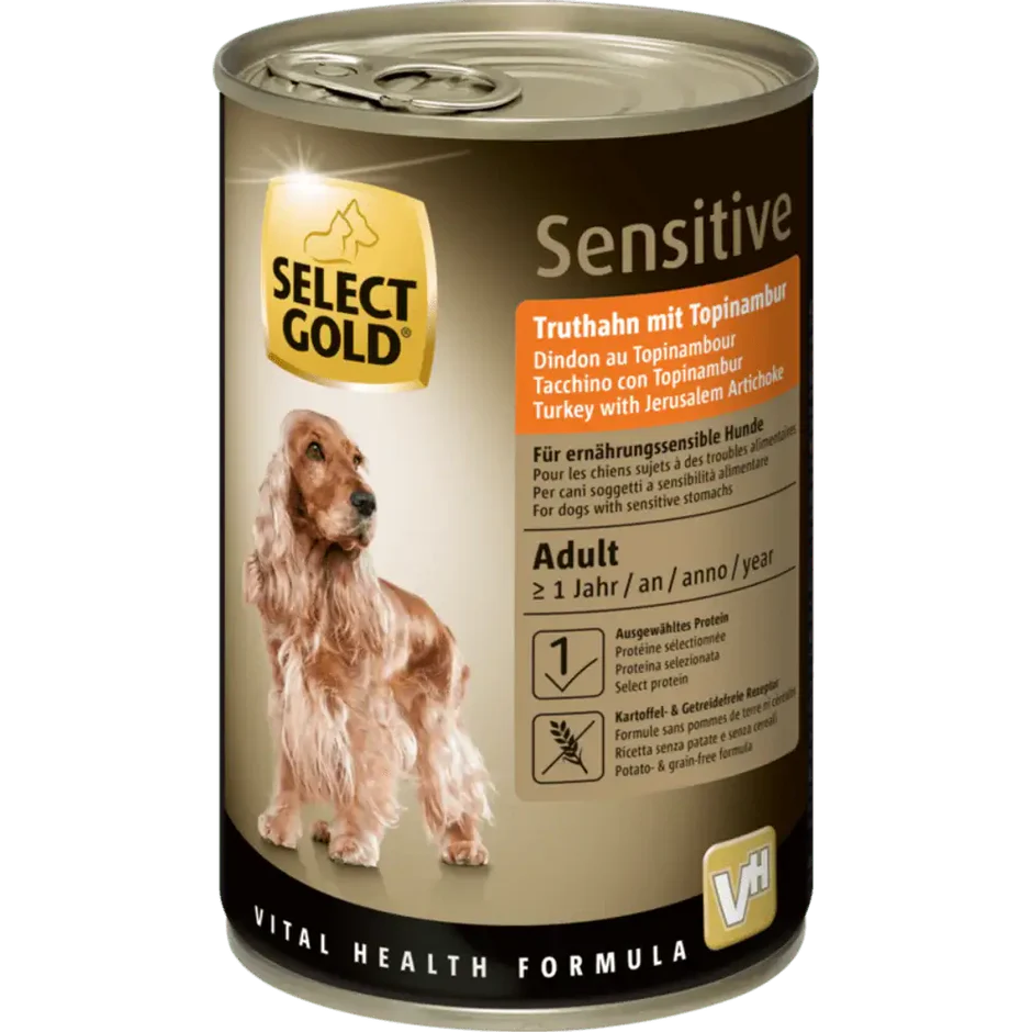SG DOG Sensitive adult ćuretina,artičoka 400g konz [EN]