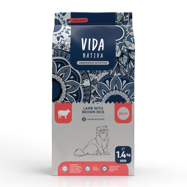 VIDA NATIVA HIGHLANDS LAMB WITH BROWN RICE ADULT CAT 7 KG