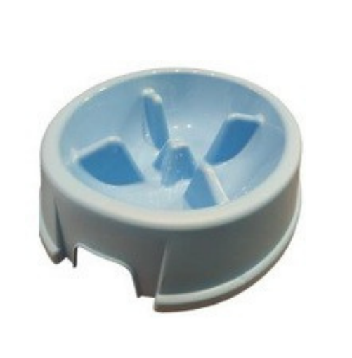 PVC posuda za mačke i pse 1.5 L – plava (27x27x7.5 cm)