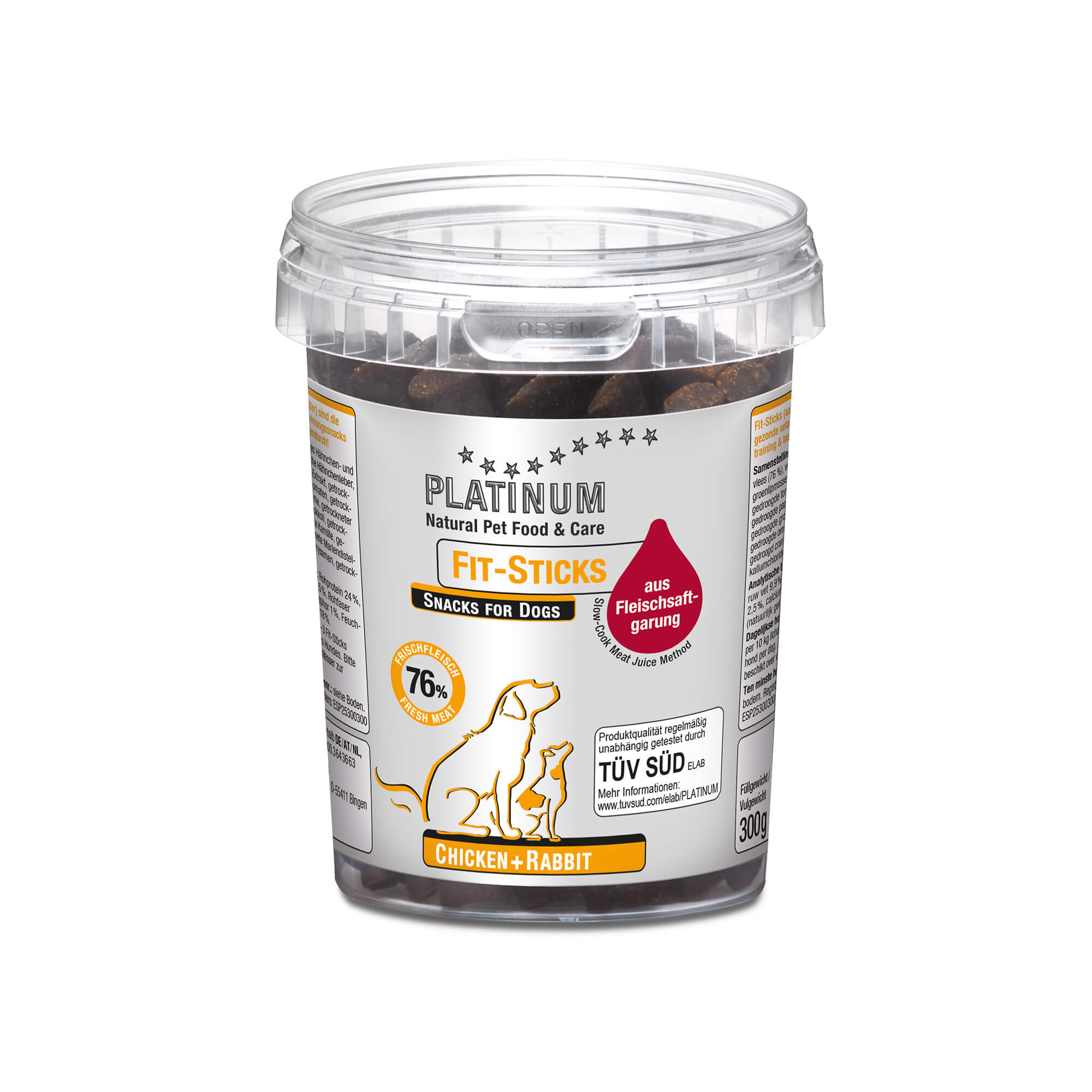 Platinum DOG Poslastica Fit-Sticks Piletina i Zečetina 300 g [EN]