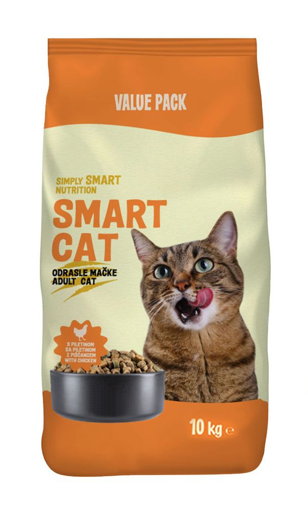SMART CAT Adult Piletina 10 kg [EN]