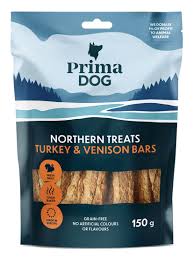 Prima Northern treats - Turkey & Venison bars 200g