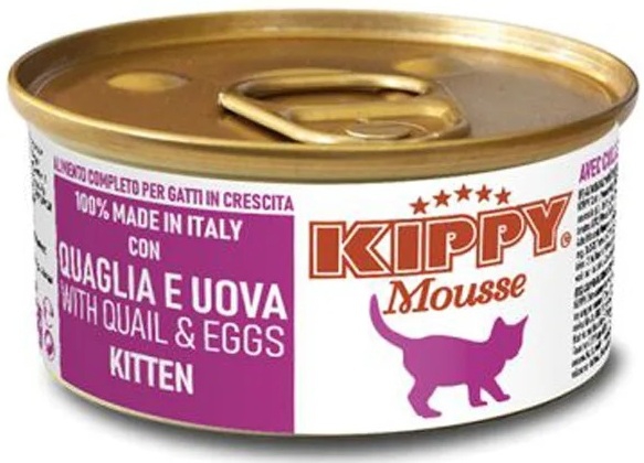 VBBC Kippy Mousse KITTEN PREPELICA-JAJA 85g konz [EN]
