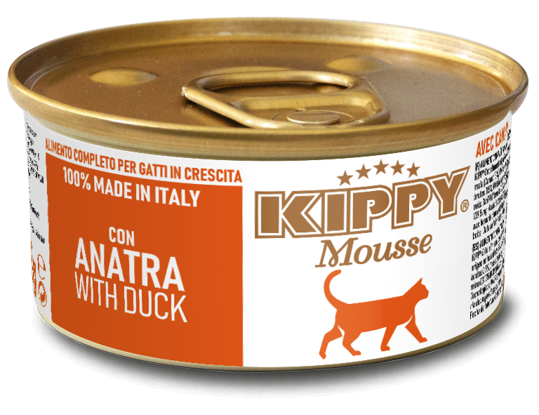 VBBC Kippy Mousse STERILISANE ZEČETINA 85g konz [EN]