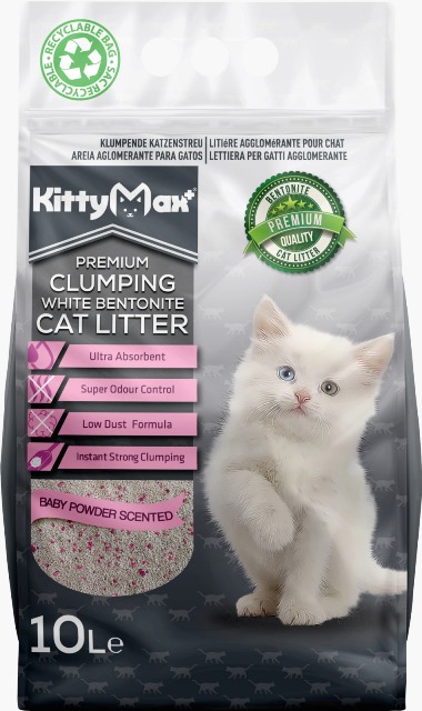 KittyMax 10L Baby Powder
